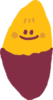 군고구마 일러스트