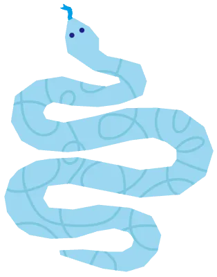 2025 새해 푸른 뱀의 해