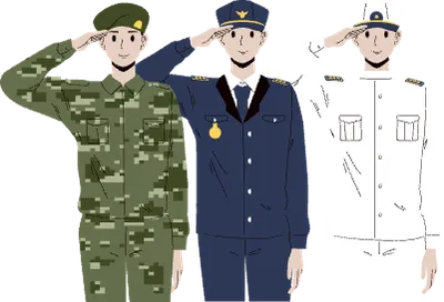 호국보훈 경례 군인