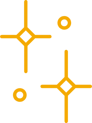 キラキラ 黄色 シンプル アイコン 線