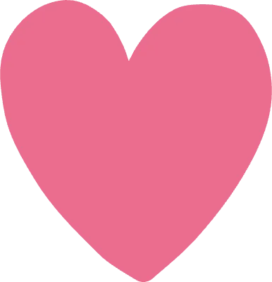 ハート 手書き ラフ 可愛い ピンク シンプル