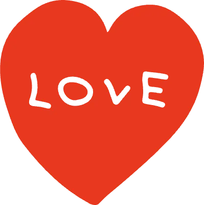 ハート 手書き ラフ イラスト ラブ