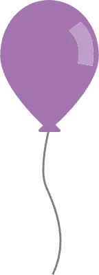 風船 シンプル バルーン 紫