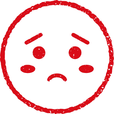 表情 赤 スタンプ 丸 アイコン 顔 悲しい