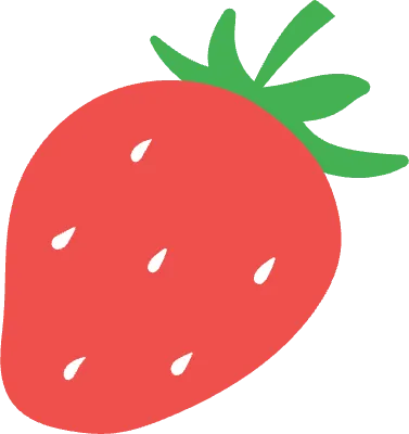 아기자기한 딸기 일러스트