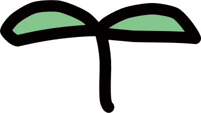 双葉の手書きのイラスト