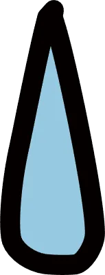 手描きの汗のラフなイラスト