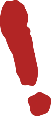 手描きのビックリマーク