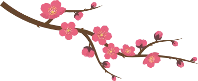 梅春花イラスト