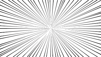 漫画風の集中線