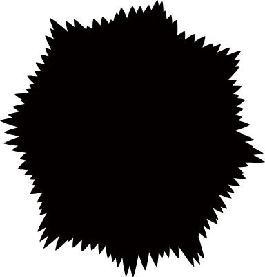 漫画風の心の声のイメージの枠