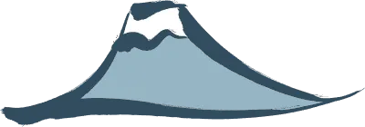 和風な富士山のイラスト