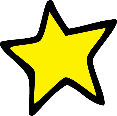 테두리가 있는 별