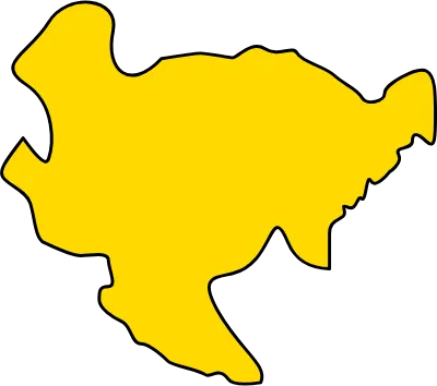 Simple map of Saga prefecture, Japan Region