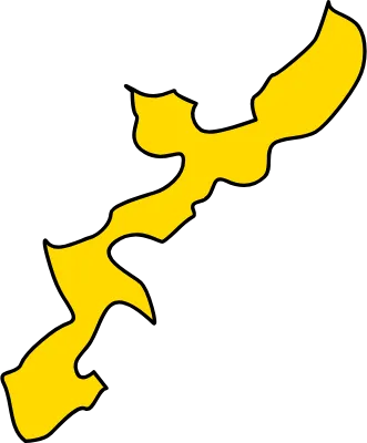 Simple map of Okinawa prefecture, Japan Region