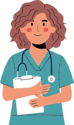 소화기 질환 인물 일러스트