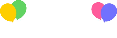 풍선 배너 현수막 일러스트