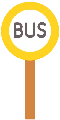 버스정류장 이미지