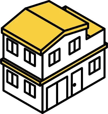 Rental Property Building 'detached single-family house', isometric illustration