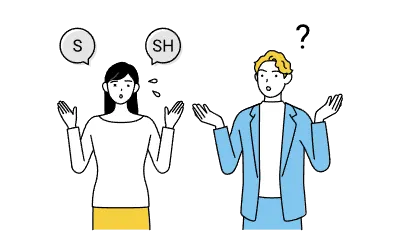 Japanese Woman Struggles with English Pronunciation of 'l' and 'r' for Caucasian Men