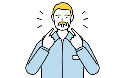 Senior man teaching pronunciation in English conversation 'pointing to his mouth'