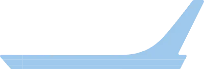 항공기 꼬리 형태 도형