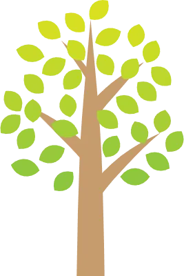 One simple tree, nature eco image