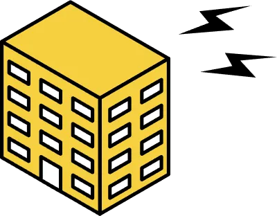 Image icon of a car making noise