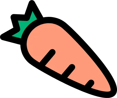 シンプルなニンジン