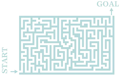 An educational game that trains the maze and brain