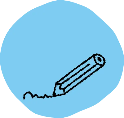 Simple pencil icon, pencil writing style