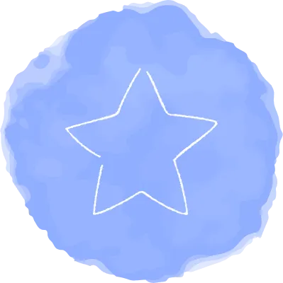 Handwritten simple icon illustration Star
