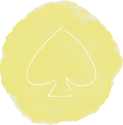 Handwritten simple icon illustration Spade