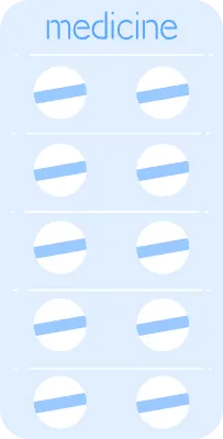 Image illustration of a sheet of tablets