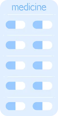 Image illustration of capsule drug sheet