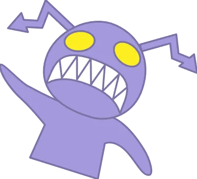 Cute image illustration of inactive caries