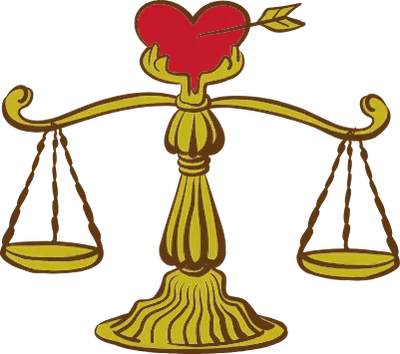 Scale antique style for Valentine