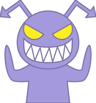 Cute image illustration of caries