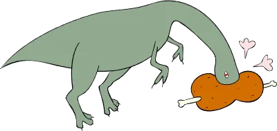 Illustration of dinosaur Eoraptor
