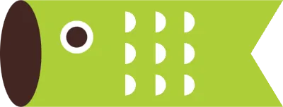 シンプル鯉のぼり