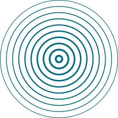 기하학적인 방사형 진동 원