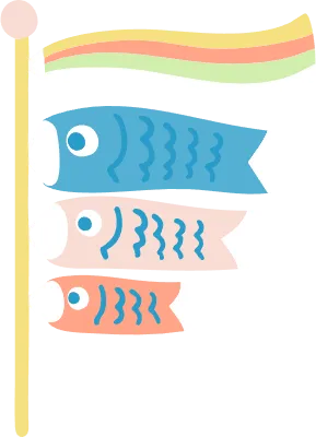 일본 어린이 날 물고기