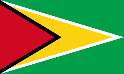 Guyana, flag of the world