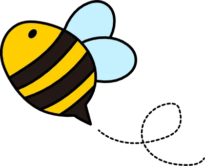 벌 캐릭터 봄 손그림