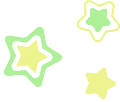꾸밈용 귀여운 파스텔 별