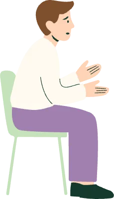 平和のための紛争仲裁イラスト