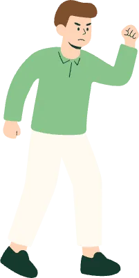 平和のための紛争仲裁イラスト