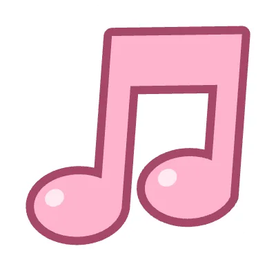 아기자기한 분홍색 스티커