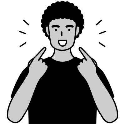 Young Black Man teaching pronunciation in English conversation 'pointing to his mouth' 