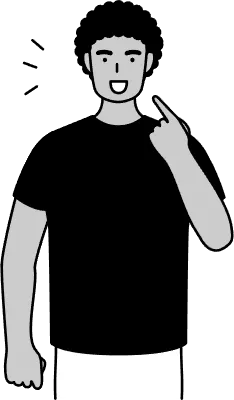 Young Black Man teaching pronunciation in English conversation 'pointing to his mouth' 